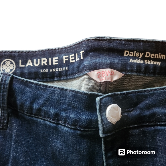 Laurie Felt Daisy Denim Ankle Skinny Leg  Jeans 28WP - Picture 3 of 3